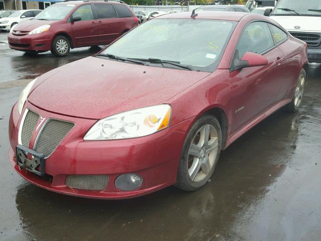 1G2ZM177594220832 - 2009 PONTIAC G6 GXP RED photo 2