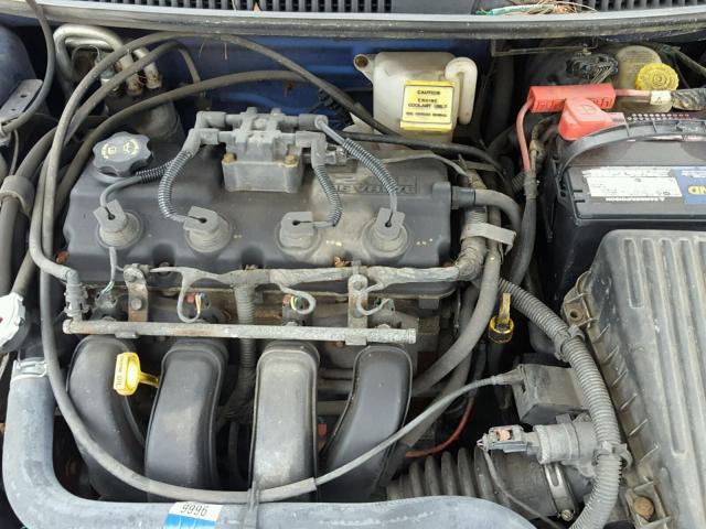 1B3ES56C55D110249 - 2005 DODGE NEON SXT BLUE photo 7