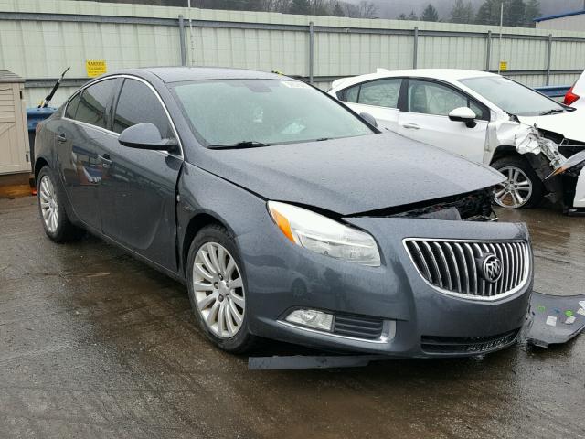 2G4GR5EC3B9181345 - 2011 BUICK REGAL CXL GRAY photo 1