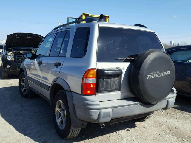 2CNBJ734846910498 - 2004 CHEVROLET TRACKER ZR GRAY photo 3