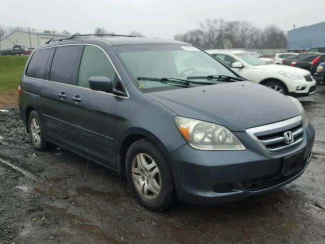 5FNRL38605B074133 - 2005 HONDA ODYSSEY EX GRAY photo 1