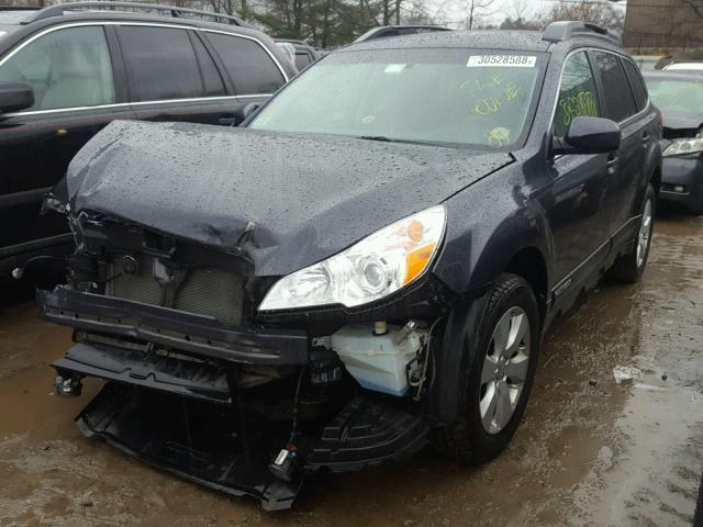 4S4BRBKC7B3322570 - 2011 SUBARU OUTBACK 2. GRAY photo 2