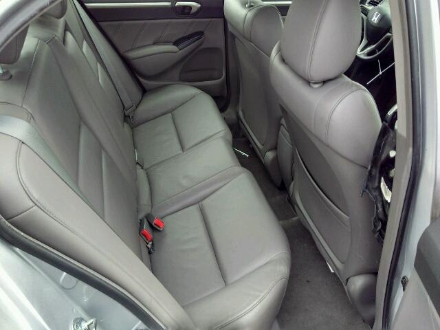 2HGFA16089H015635 - 2009 HONDA CIVIC EXL SILVER photo 6