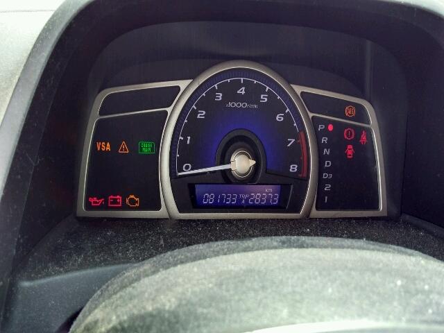 2HGFA16089H015635 - 2009 HONDA CIVIC EXL SILVER photo 8