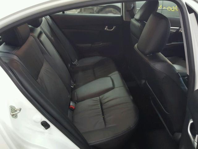 19XFB2F96EE018152 - 2014 HONDA CIVIC EXL WHITE photo 6
