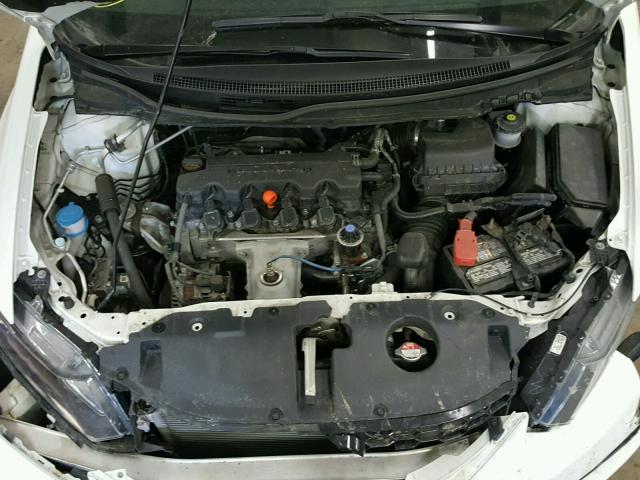 19XFB2F96EE018152 - 2014 HONDA CIVIC EXL WHITE photo 7