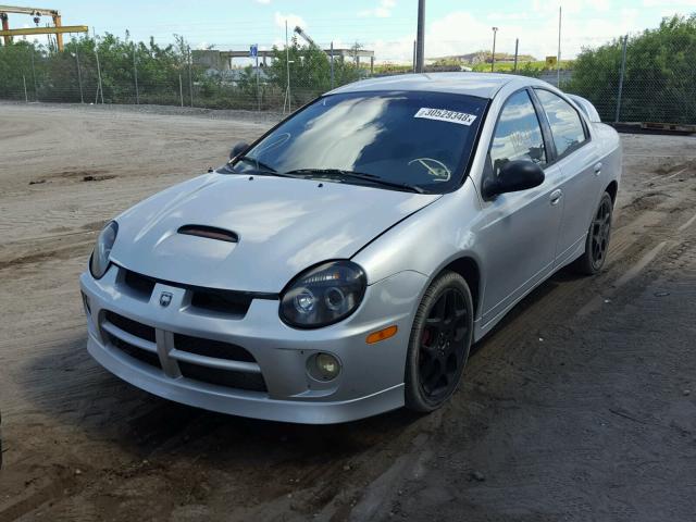 1B3ES66S43D182537 - 2003 DODGE NEON SRT-4 SILVER photo 2