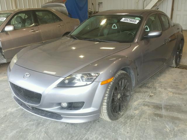 JM1FE173940130642 - 2004 MAZDA RX8 GRAY photo 2