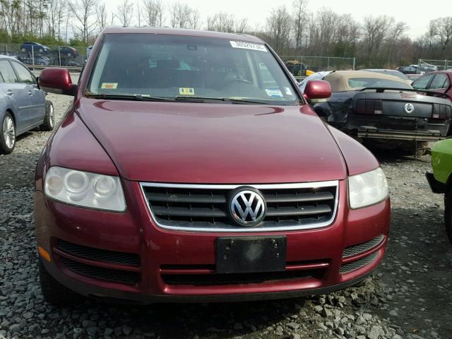 WVGZG77L76D010419 - 2006 VOLKSWAGEN TOUAREG 3. BURGUNDY photo 9