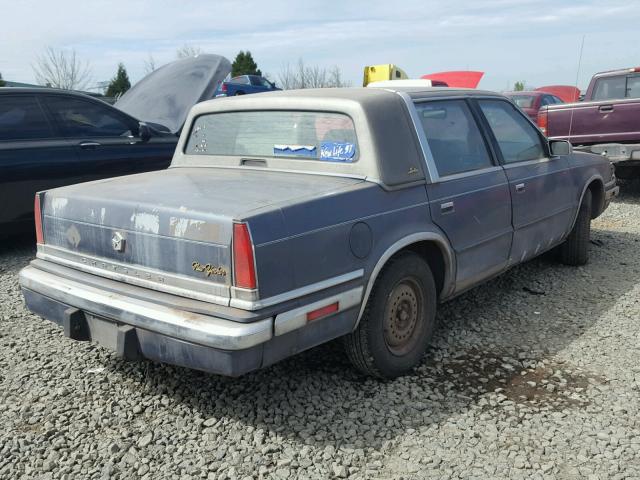 1C3XC66R5LD718420 - 1990 CHRYSLER NEW YORKER 蓝色 照片 4