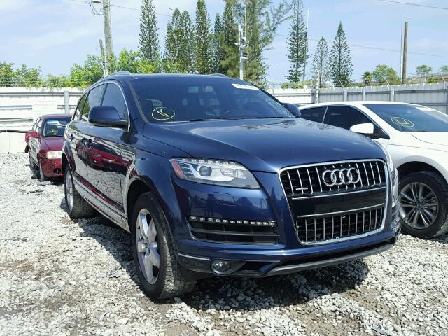 WA1CGAFE1FD010615 - 2015 AUDI Q7 BLUE photo 1