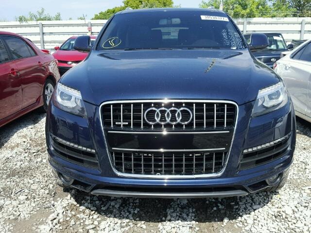 WA1CGAFE1FD010615 - 2015 AUDI Q7 BLUE photo 10