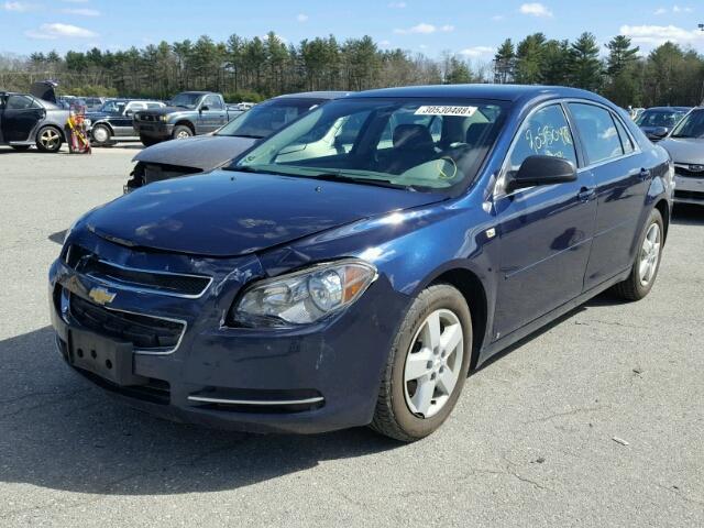 1G1ZG57BX84305719 - 2008 CHEVROLET MALIBU LS ლურჯი ფოტო 2