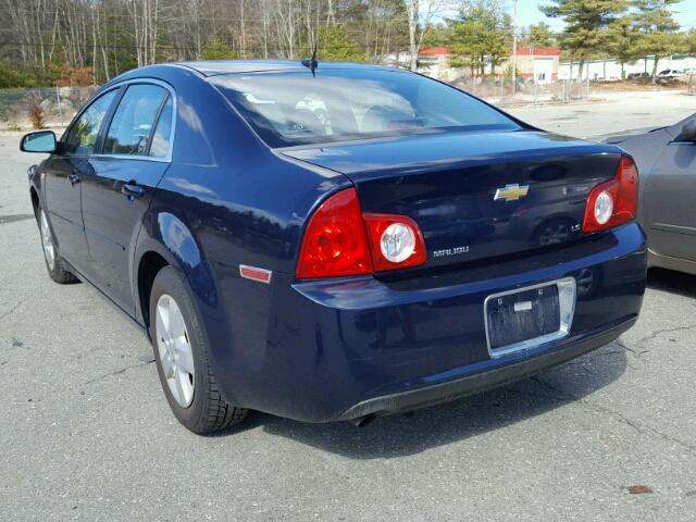 1G1ZG57BX84305719 - 2008 CHEVROLET MALIBU LS ლურჯი ფოტო 3