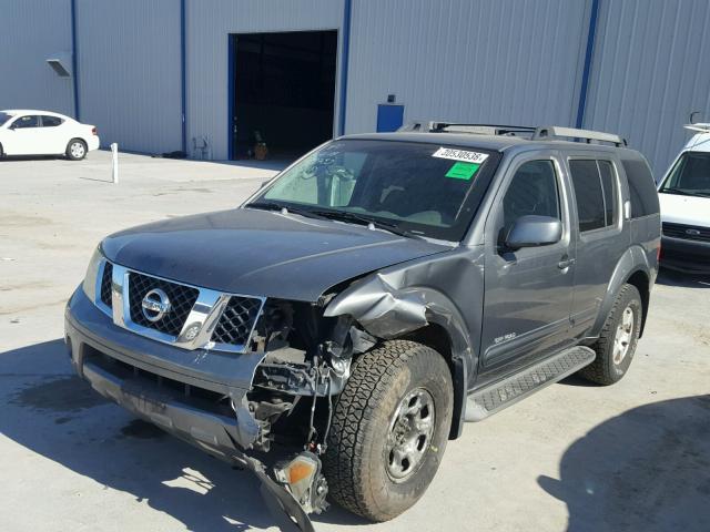 5N1AR18W05C720683 - 2005 NISSAN PATHFINDER GRAY photo 2