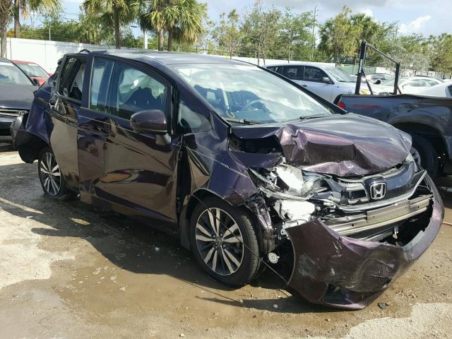 3HGGK5H87FM761857 - 2015 HONDA FIT EX PURPLE photo 1