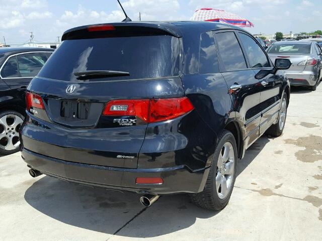 5J8TB18507A023832 - 2007 ACURA RDX TECHNO BLACK photo 4