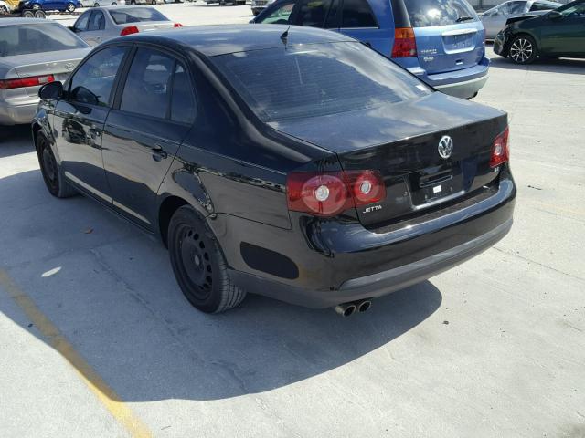 3VWJM71KX8M140483 - 2008 VOLKSWAGEN JETTA S 黑色 照片 3