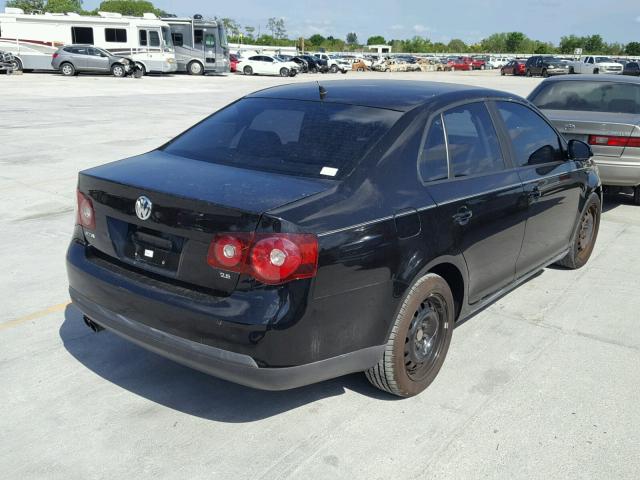 3VWJM71KX8M140483 - 2008 VOLKSWAGEN JETTA S 黑色 照片 4