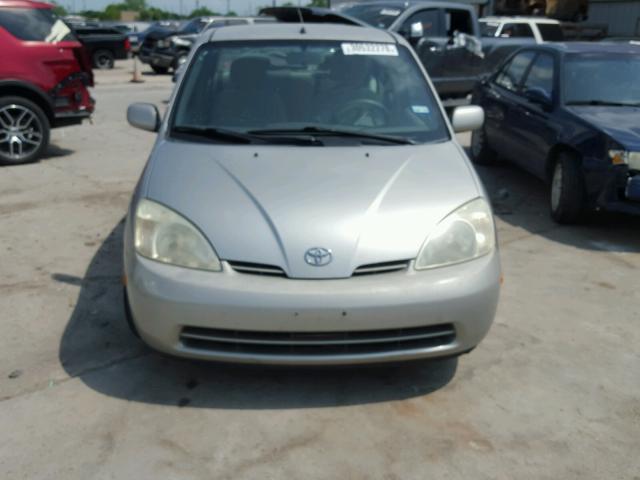 JT2BK18U120066052 - 2002 TOYOTA PRIUS TAN photo 9