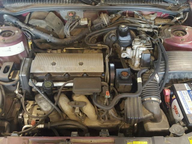 1G2NE1536RM559711 - 1994 PONTIAC GRAND AM S RED photo 7