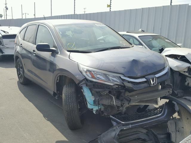 2HKRM4H44GH614797 - 2016 HONDA CR-V SE GRAY photo 1