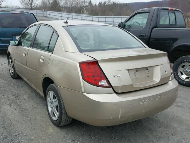 1G8AJ55F47Z122498 - 2007 SATURN ION LEVEL GOLD photo 3