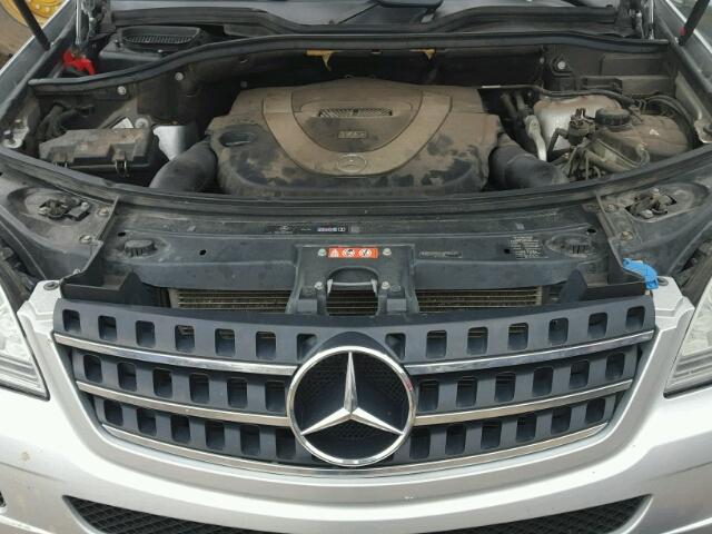 4JGBB86E27A285577 - 2007 MERCEDES-BENZ ML 350 SILVER photo 7