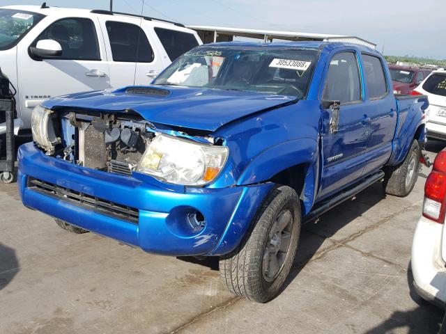 3TMKU72N47M011265 - 2007 TOYOTA TACOMA DOU BLUE photo 2