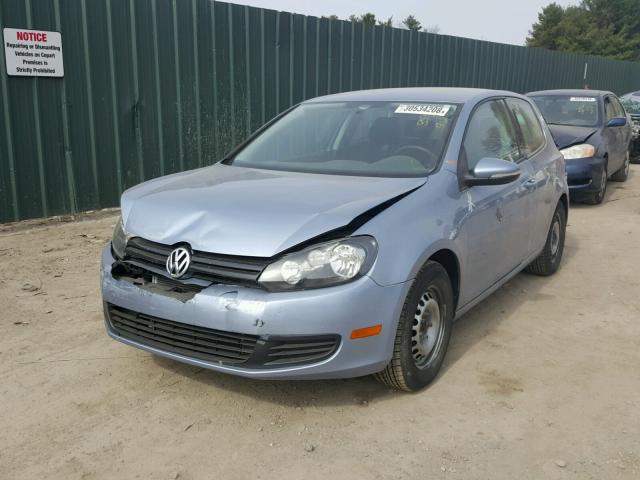 WVWBA7AJXAW414794 - 2010 VOLKSWAGEN GOLF 蓝色 照片 2