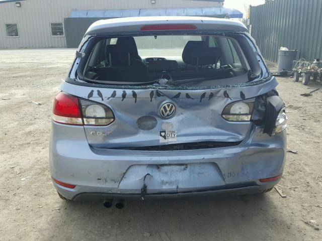 WVWBA7AJXAW414794 - 2010 VOLKSWAGEN GOLF 蓝色 照片 9