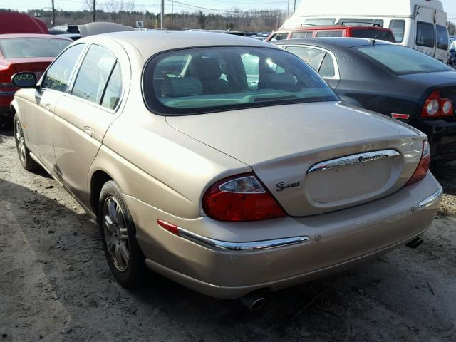 SAJEA01T23FM84915 - 2003 JAGUAR S-TYPE TAN photo 3