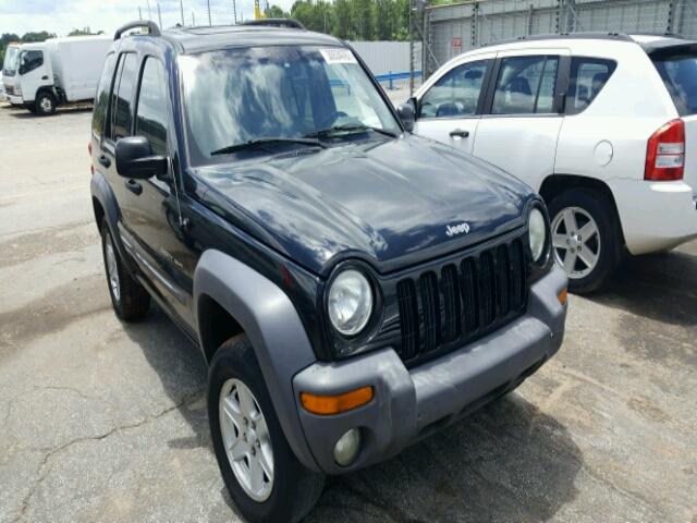 1J4GK48K62W328183 - 2002 JEEP LIBERTY SP BLACK photo 1