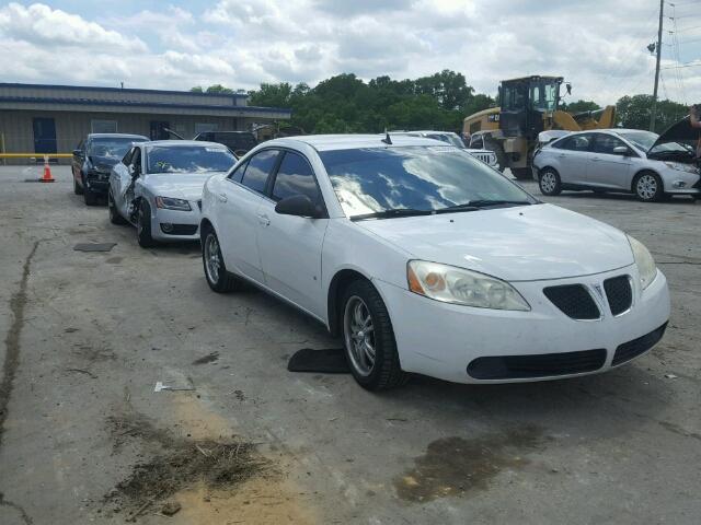 1G2ZG57B194133898 - 2009 PONTIAC G6 WHITE photo 1