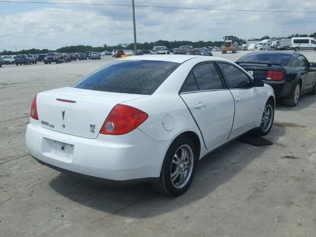 1G2ZG57B194133898 - 2009 PONTIAC G6 WHITE photo 4