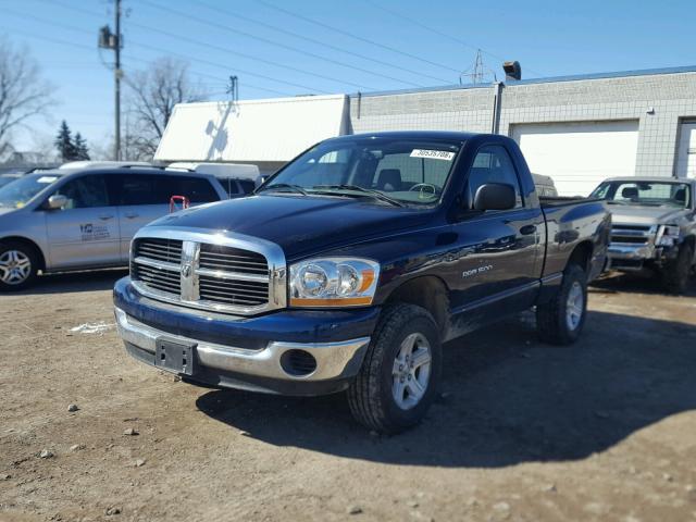 1D7HU16N46J217169 - 2006 DODGE RAM 1500 S BLUE photo 2