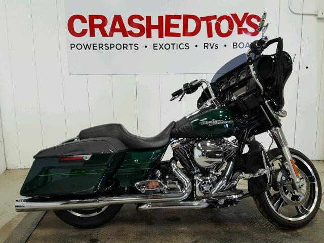 1HD1KRM12FB608815 - 2015 HARLEY-DAVIDSON FLHXS GREEN photo 1