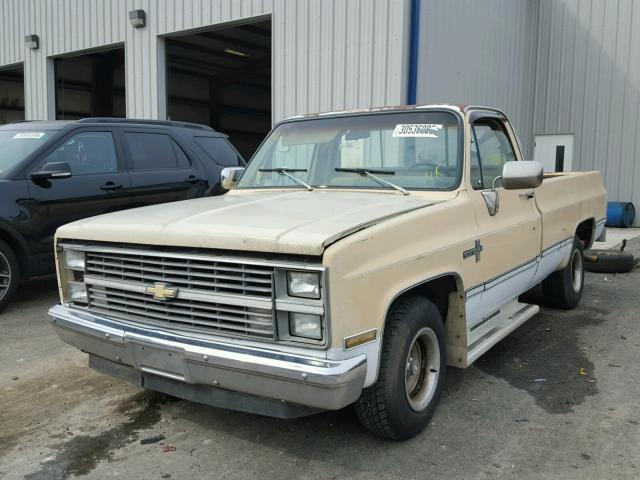 1GCDC14H6DJ162763 - 1983 CHEVROLET C10 BEIGE photo 2