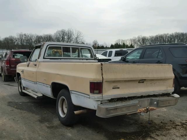 1GCDC14H6DJ162763 - 1983 CHEVROLET C10 BEIGE photo 3