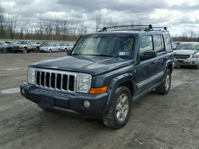 1J8HG58NX6C317912 - 2006 JEEP COMMANDER BLUE photo 2