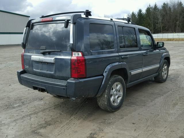1J8HG58NX6C317912 - 2006 JEEP COMMANDER BLUE photo 4