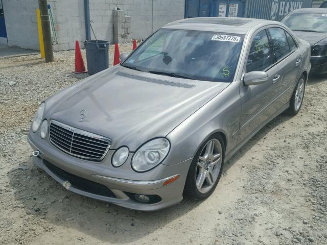 WDBUF76J93A259463 - 2003 MERCEDES-BENZ E 55 AMG BLUE photo 2