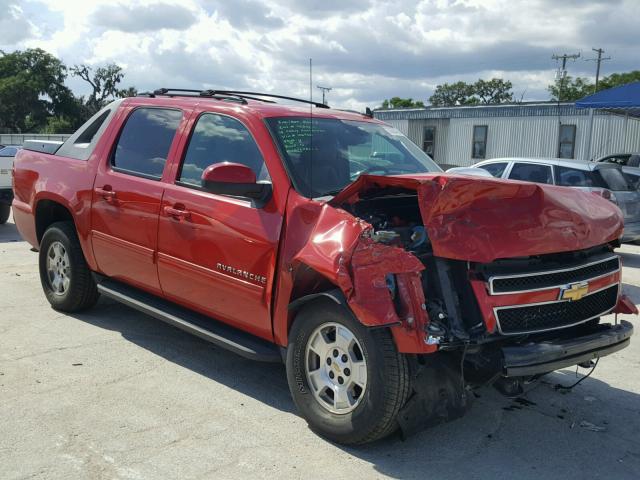 3GNNCFE06AG106966 - 2010 CHEVROLET AVALANCHE RED photo 1