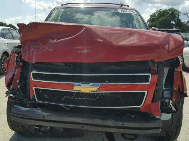 3GNNCFE06AG106966 - 2010 CHEVROLET AVALANCHE RED photo 9