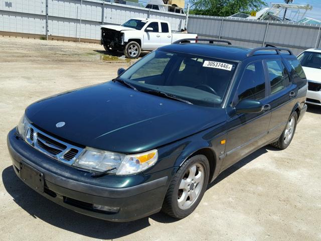 YS3EF58ZXY3008758 - 2000 SAAB 9-5 SE GREEN photo 2