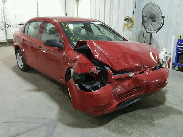 1G1AK55F867690243 - 2006 CHEVROLET COBALT LS RED photo 1