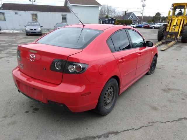 JM1BK32F381788154 - 2008 MAZDA 3 I RED photo 4