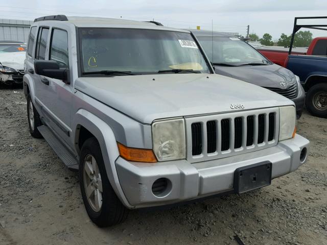 1J8HH48K66C349575 - 2006 JEEP COMMANDER SILVER photo 1