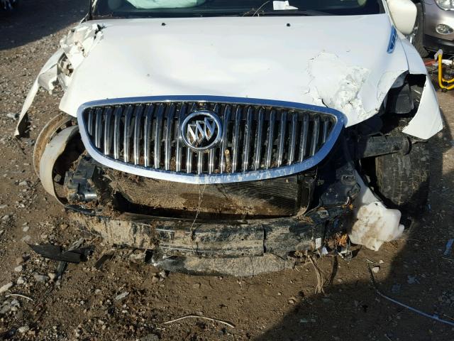 5GALRBED4AJ154489 - 2010 BUICK ENCLAVE CX WHITE photo 7
