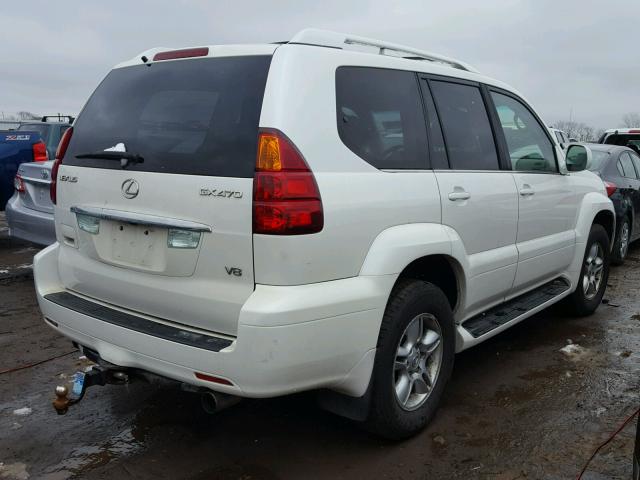 JTJBT20X840067182 - 2004 LEXUS GX 470 WHITE photo 4